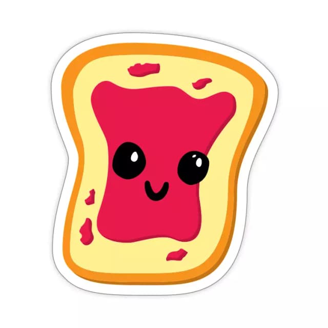 Bread n Jam Strawberry Sticker