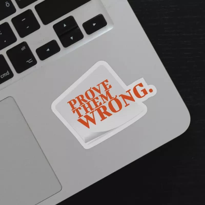 Prove Them Wrong Sticker
