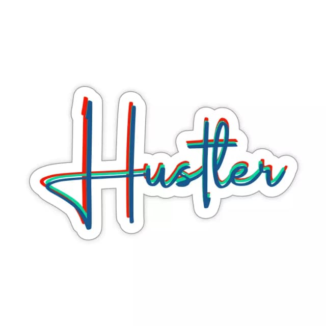 Hustler Sticker