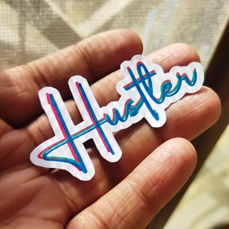 Hustler Sticker