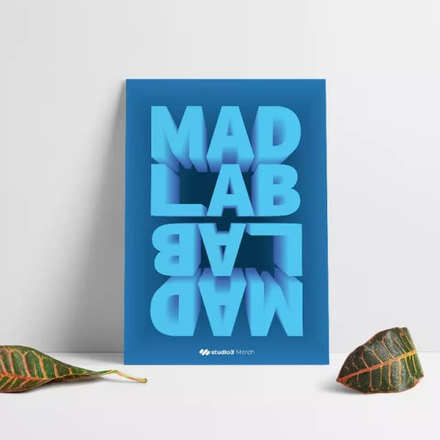MadLab A4 Poster Sticker