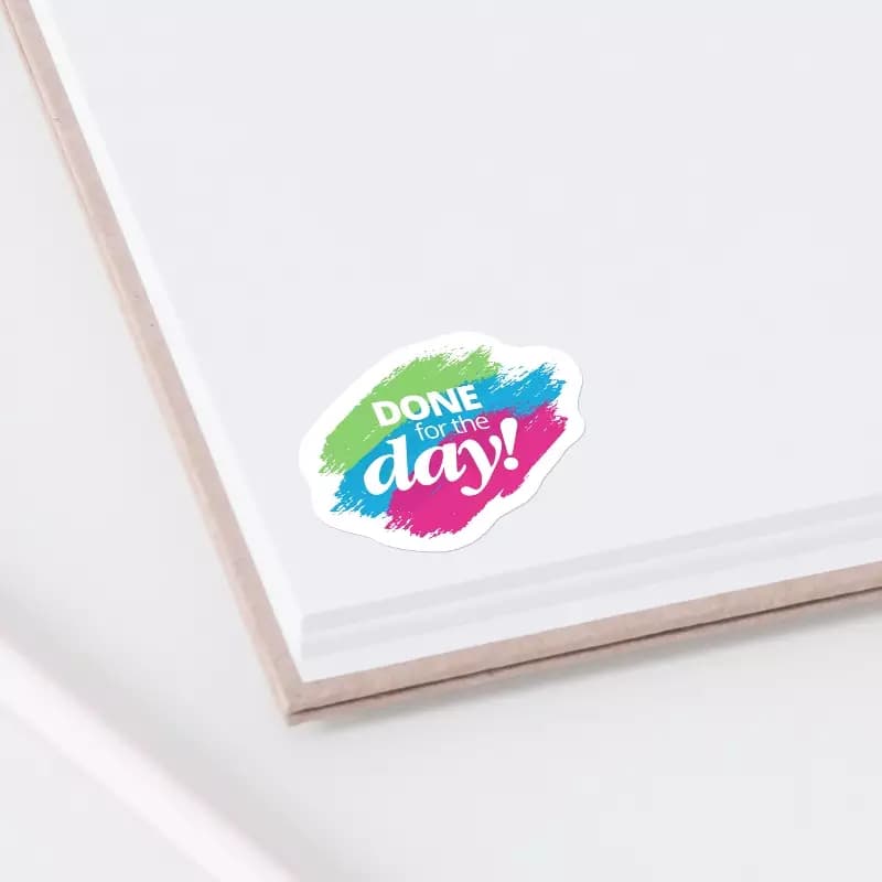 Done for the Day Sticker