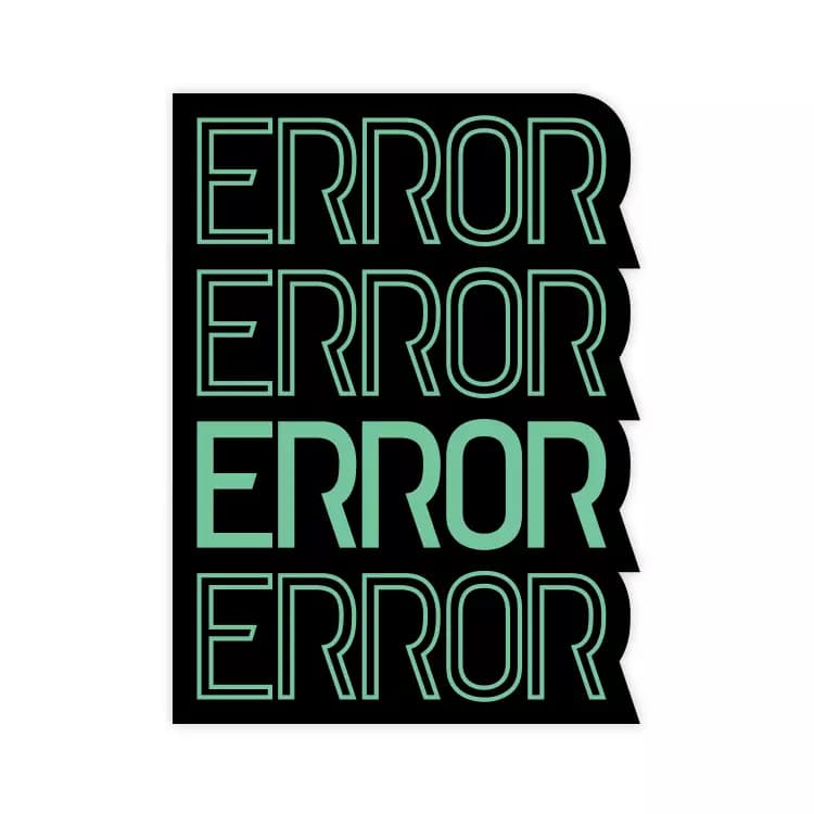 Error Sticker