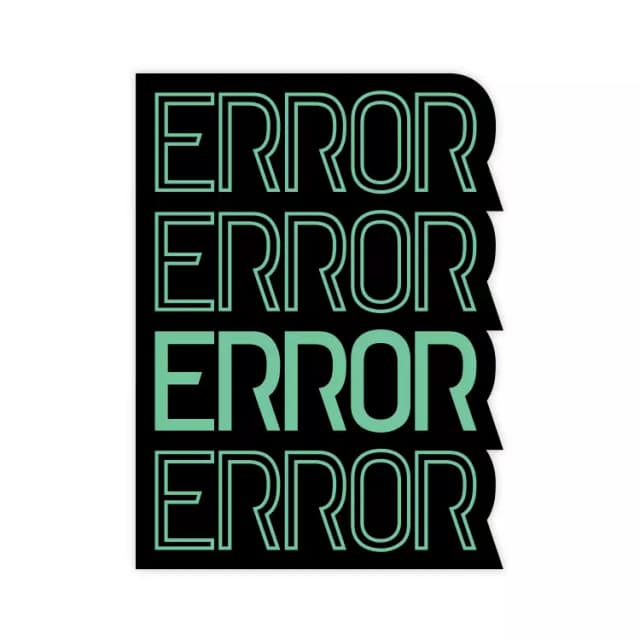 Error Sticker